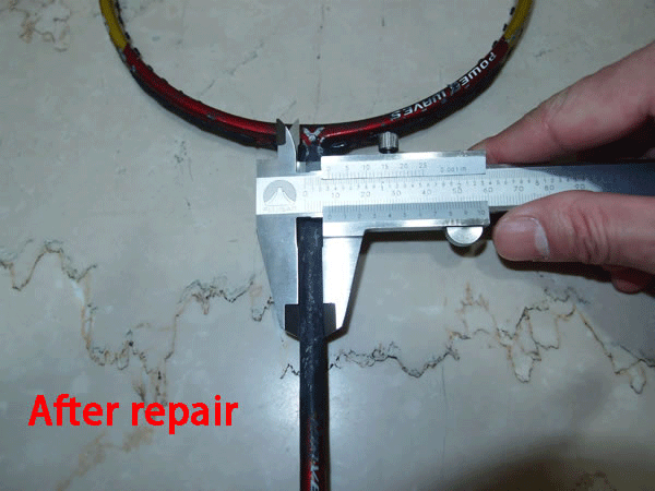 mid-shaft repaired